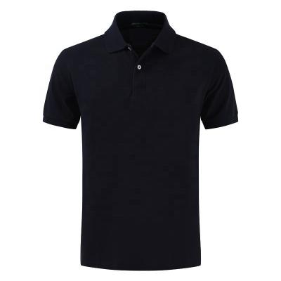 China Anti-wrinkle Collar For Embroidery Cotton Blank White Polo Shirt Men for sale