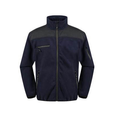 China OEM QUICK DRY Uniform Waterproof Knitted Custom Logo Fleece Jacket Men for sale