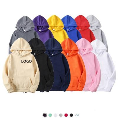 China Anti-wrinkle Embroidery Blank Logo High Quality Unisex cotton pullover 100% custom printing oversized hoodies for sale