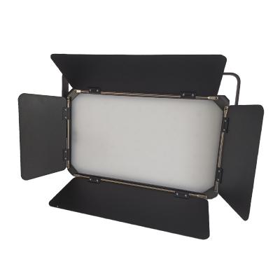 China studio etc. can be controlled by computer cable RJ45 200w led double flat panel soft light 448*0.5w ww/cw color for sale