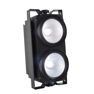 China Stage Blinder Stage Light 2*100w 2 COB Eyes Warm Cool White For Attendance Light Studio DJ Strobe for sale