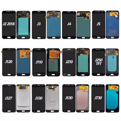 China Mobile Phone LCD Display For Samsung Galaxy J2 J3 J4 J5 J6 J7 J8 LCD Pantallas For Samsung J510 J720 J727 J500 j800lcd Screen For Samsung for sale