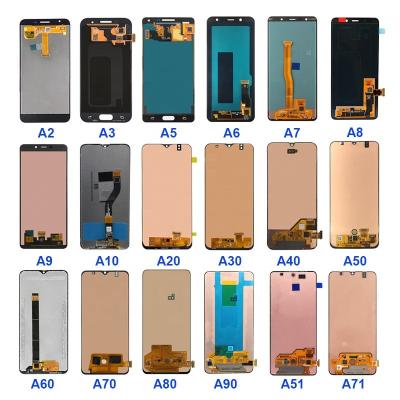 China For Samsung A10 A20 A30 A50 A70 A32 A21S A02 LCD Screen All Touch Wholesale Full Replacement Mobile Series Display Full Range Of Models for sale