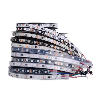 China Theme park affordable 5v ws2812 5050 12v digital rgb led strip ws2801 ws2811 led strip for sale