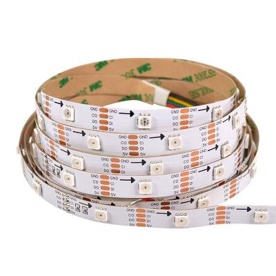 China High speed rate HD107S RGB pixel theme park DC5V refrsh digital led strip light ready to ship for sale