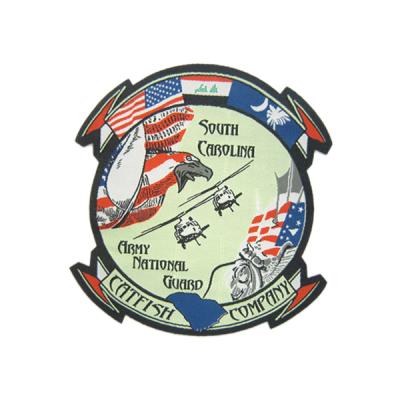 China factory wholesale price 3D cheap china custom embroidered patch / woven patch for sale