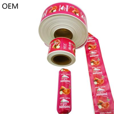 China Custom Printed Polyamid Sausage Casings OEM Logo Printed Polyamide Plastic Casings Wholesale At Low Price for sale