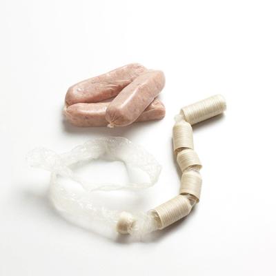 China Embalagem de salsicha OEM Capa de colágeno transparente de 19 mm à venda