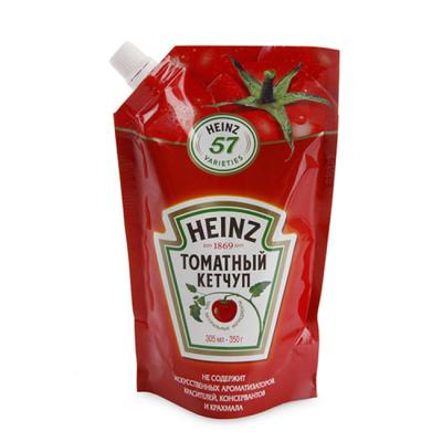 China OEM ODM Food spray Pocket Liquid Packaging Juice Standing plastic packaging bag for sale