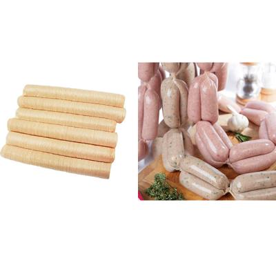 China Wholesale Edible Sausage Casings Natural Color Collagen Casings For Wind Sausages for sale