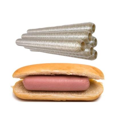 China Food Grade Easy Peel Off Transparent Cellulose Sausage Casing For Hotdogs for sale