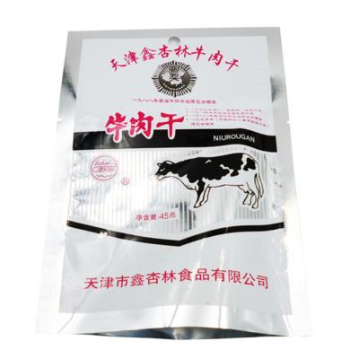 China ISO SGS Food Packaging Bags PET VMPET Beef Jerky Packaging Bags for sale