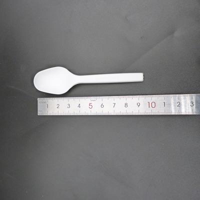 China Food Grade Disposable Plastic Cutlery 95mm Plastic Serving Spoons for sale