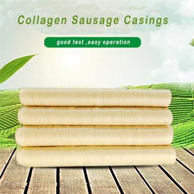 China Food Grade Natural Edible Collagen Sausage Casings  For Fried Sausages for sale