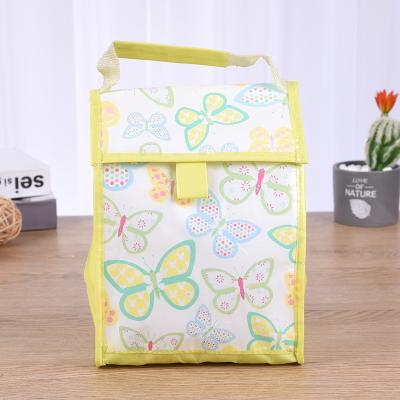 China Reusable Velcro Fastener Cooler Handbag Fruits Seafoods Cool Beach Bags for sale