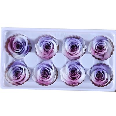 China Real Natural Preserved Rose Box Customized Wholesale High End Romantic Preserved Flower Yunnan Rose Yunnan Factory for sale