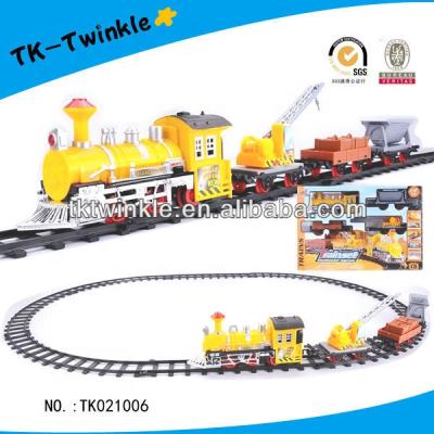 China Slot Toy Bo Train Toy With Light Electric Music Toy Train Set for sale