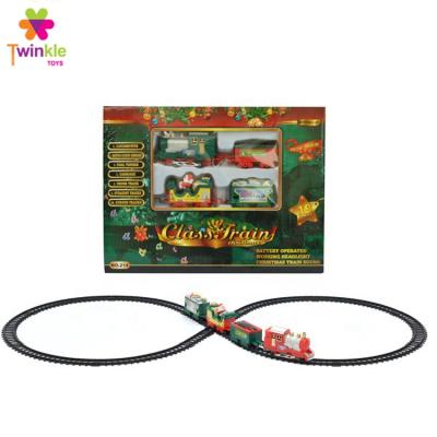 China Light Toy Electric Toy Train Sets Slot Music Christmas BO Train Toys for sale