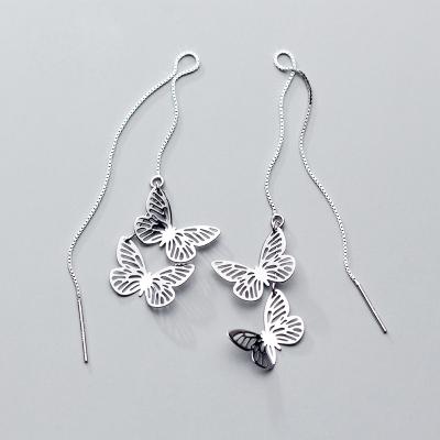 China 2020 FASHIONABLE new trend jewelry for women 925 sterling silver earrings butterfly jewelry for sale