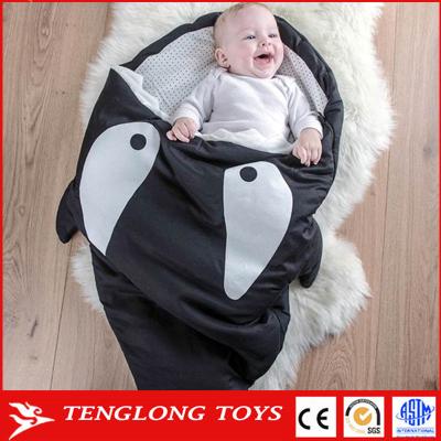 China New Design Wearable Plain Cotton Wrap Blankets For Newborn Baby for sale