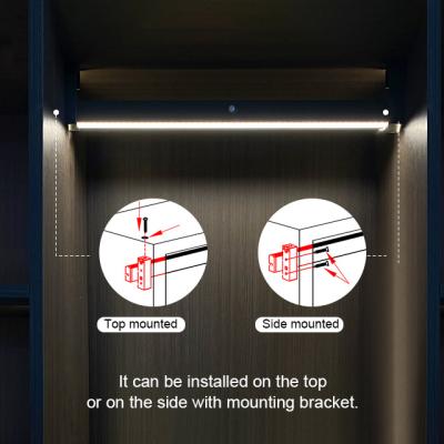 China Custom Aluminum Cabinet / Furniture / Office Cabinet Profile Led Wardrobe Cabinet Induction Light Lights Power Supply Ultrathin USB Rechargeable Battery 12v Mini for sale