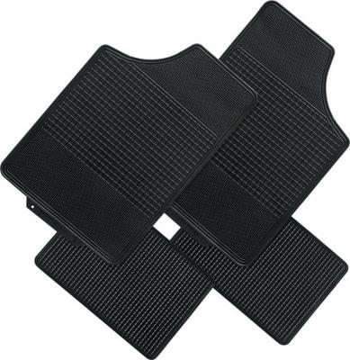 China Universal Anti Slip And Dirt Resistance AUTOP Rubber/PVC/TPE Floor Mat All Seasons Custom Fit All Cars 4 Piece In Black for sale