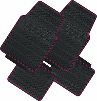 China AUTOP Business Universal Rubber Floor Mats All Season Custom Fit All Cars 4 Piece Black for sale