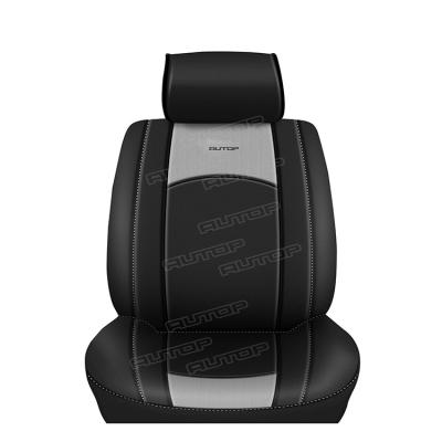 China Fashion Front And Back Designer Luxury Universal Size Full Set Custom Leather Car Seat Cover for sale