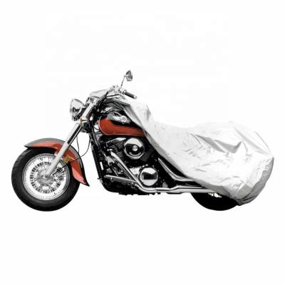 China Protect Motocycle China 170T Polyester All Weather Heavy Duty Protection S-XXL Silver Outdoor Motorcycle Cover for sale