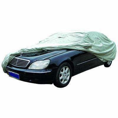 China Business Dustproof Heavy Duty 150D Polyester Sun Protection Waterproof Universal Car Cover for sale