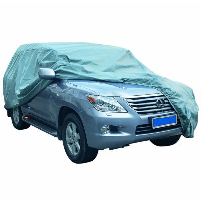 China Protect Vehicle 70G Nonwoven Fabric Rain Sun Snow Dust Hail Proof Car Waterproof Full Seam Cover for sale