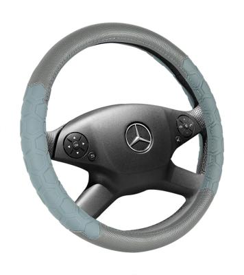 China Factory Strength Breathable Perspiration Non-Slip Steering Wheel Cover Perfectly Fit Genuine PVC Material Leather for sale