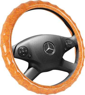 China Perfectly Fit High Quality Four Seasons Automotive Non Skid Car Accessories Wheel Steering Cover for sale