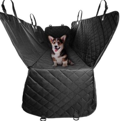 China Universal Travel New Arrivals Accessories Waterproof Anti-dirty Black Animals Dog Hammock Pet Car Seat Cover for sale