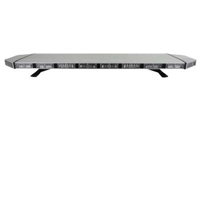 China Aluminum alloy LED warning 3W lighbar 6 linear LEDs DC12V 120cm silver aluminum 47inch TBD8833D for sale