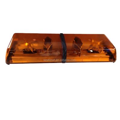 China High quality aluminum alloy base emergency rotating light bar with 35W bulbd inside DC12V or 24V 847mm amber 34 inch for sale