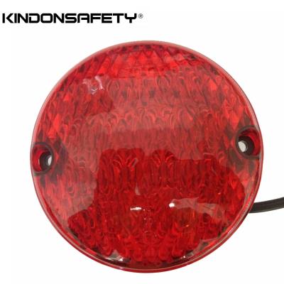 China Free Shipping Emark Buses Approved 95mm Round 3.74inch Rear Fog Light DC12V Red Light With Red Or Clear Lens A95-F for sale