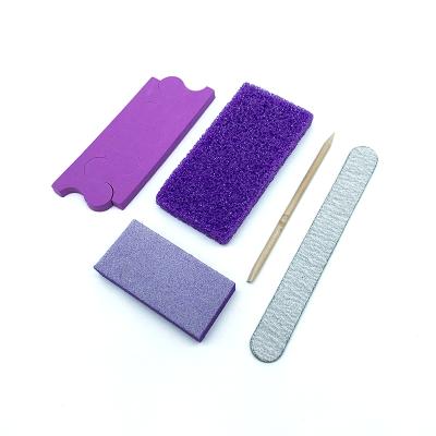 China Disposable Nail Salon 200Kits/Case 5PCS Pedicure Kit For Nail Professional Salon Products for sale