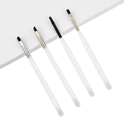 China Custom NAIL OEM Multiple Styles Clear Handle Acrylic Nail Brush Art For Nail Beauty for sale