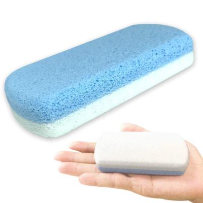 China Supermarket Double Sided Hard Pumice Stone Feet Peel Siliglass 100% Callus Remover Exfoliates Feet Smooth Skin for sale