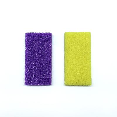 China Disposable 1600 Pcs/Case Professional Disposable Mini Pumice Pu Foam Stone Solvent Bar For Foot Scrubber Pedicure for sale