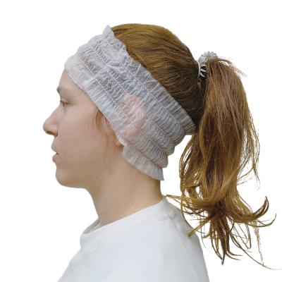 China Smart Casual Stretch Nonwoven Elastic Headbands Disposable Hair Band Hair Band For Salon Hotel Home for sale