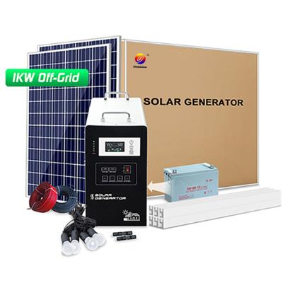 China High Quality Home Off Grid Low Frequency Hybrid Solar System PWM 12V 40A 1kw for sale