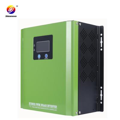 China MPPT Hybrid Pure Sine Wave Charger Off Grid Power DC 1.2kw Inverter Solar Controller 1200w 300*290*150mm for sale