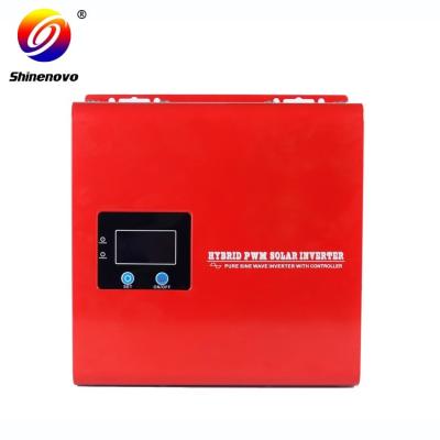 China 1000W Off Grid Pure Sine Wave Output Voltage Controller 24vlot Power 1kw Solar Inverter With MPPT 300*290*150mm for sale