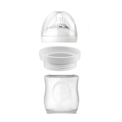 China BPA Free Baby Wide Mouth Flanges To Use Standard Rated Pump Bottle Adapter Feeding Bottle Thread Switch Converter for sale