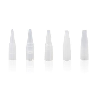 China Permanent Tattoo Fine Quality Miniature Transparent Cosmetic Syringe Shell for sale