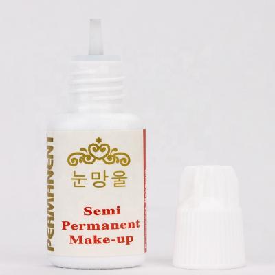 China Health And Comfortable Korea Professional Salon Quality Quick Dry Adhesive Permanent 7 Weeks Lasting Liquid Soft Extension Glue For Eyelash Extensions for sale