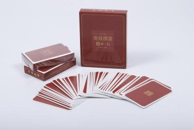 China Papierlaminierte Spielkarten 52 Poker ODM zu verkaufen