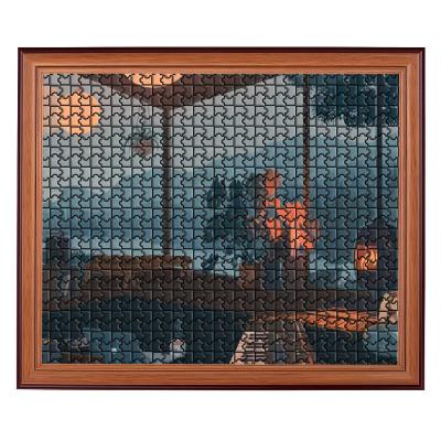 China Customizable Full Color Rectangular Photo Puzzles for sale